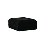 Black Flocked Velour Jewelry Pendant Boxes