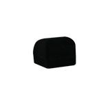 Black Flocked Velour Jewelry Earring Boxes