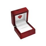 Red Rosewood Jewelry Ring Gift Packaging Boxes