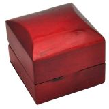 Red Rosewood Jewelry Earring Gift Packaging Boxes, Dome Top