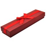 Premium Red Textured Leatherette Jewelry Bracelet Box