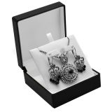 Premium Black Jewelry Combination Boxes | Gems on Display