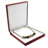 Premium Red Jewelry Necklace Boxes | Gems on Display