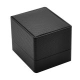Black Premium Textured Jewelry Ring Gift Packaging Boxes