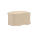 Cream Leatherette Dual Ring Jewelry Packaging Boxes