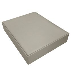 Silver Luna Leatherette Jewelry Necklace Boxes