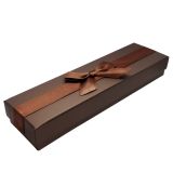 Bronze Leatherette Jewelry Bracelet / Watch Gift Boxes 