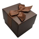 Luxury Bronze Leatherette Jewelry Earring Gift Boxes 