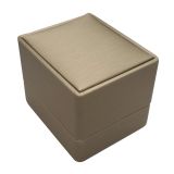 Luxury Bronze Leatherette Jewelry Ring Gift Boxes