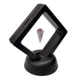 Black Plastic with Clear Center Jewelry Earring and Gemstone Display Box