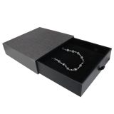 Metallic Grey Slider Large Necklace Box