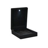 Black LED Box With Velvet Pendant Insert