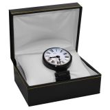 Black Leatherette Watch Pillow Box | Gems on Display