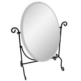 Adjustable Wrought Iron Countertop Mirror