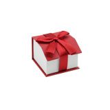 Red & White Jewelry Ring Packaging Box - Bulk