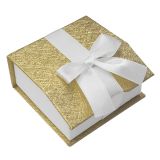 Gold & White Earring/Pendant Packaging Boxes