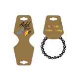 Kraft Folding Necklace / Bracelet Card 2-1/2