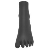 Black Polystyrene Ankle Bracelet / Toe Ring Display Foot