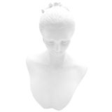 White Polystyrene Jewelry Earring / Necklace Display Mannequin