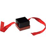 Red Striped Ring Box