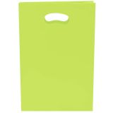 Matte Citrus Green Tote Gift Shopping Bags, 6-1/4