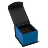 Black and Blue Magnetic Lid Jewelry Ring Gift Boxes