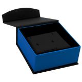 Black and Blue Jewelry Ring, Earring and Pendant Gift Packaging Boxes