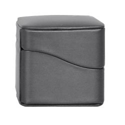 Small Premium Graphite Grey Leatherette Combination box 
