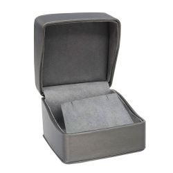 Small Premium Graphite Grey Leatherette Combination box 