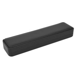 Black Rounded Corner Leatherette Bracelet Box