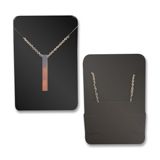 Matte Black Necklace Card with Necklace Holder 2