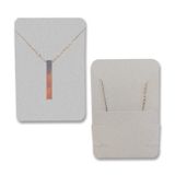 Matte Grey Necklace Card with Necklace Holder 2