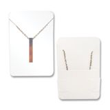 Gloss White Necklace Card with Necklace Holder 2