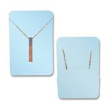 Shimmer Blue Necklace Card with Necklace Holder 2