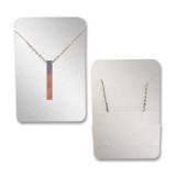 Shimmer Silver Necklace Card with Necklace Holder 2