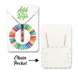 Gloss White Necklace Card with Necklace Holder 2