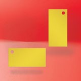 Shimmer Gold Custom Hang Tag Rectangle - 1