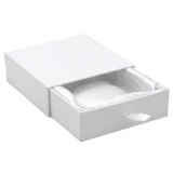 Matte White Paper Slider Bangle Box 