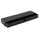Matte Black Paper Slider Bracelet Box 