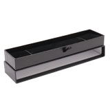 Matte Black Paper Slider Bracelet Box 