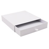 Matte White Paper Slider Necklace Box 