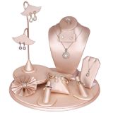 9 Piece Pink Jewelry Display Set | Gems on Display