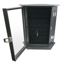 Rotating Body Jewelry Display Case with Locks, Holds 156 Pieces