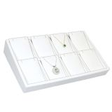 White Jewelry Pendant Display Tray | Gems on Display