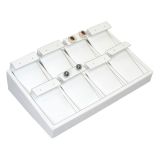 White Jewelry Earring Display Tray | Gems on Display