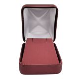 Burgundy Leatherette Jewelry Earring Boxes