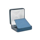 Blue Leatherette Pendant Box