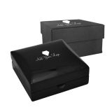 Large Premium Black Gloss Wood Earring Box