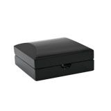 Large Premium Black Gloss Wood Earring Box