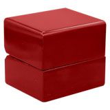 Red Rosewood Jewelry Ring Box Packaging 